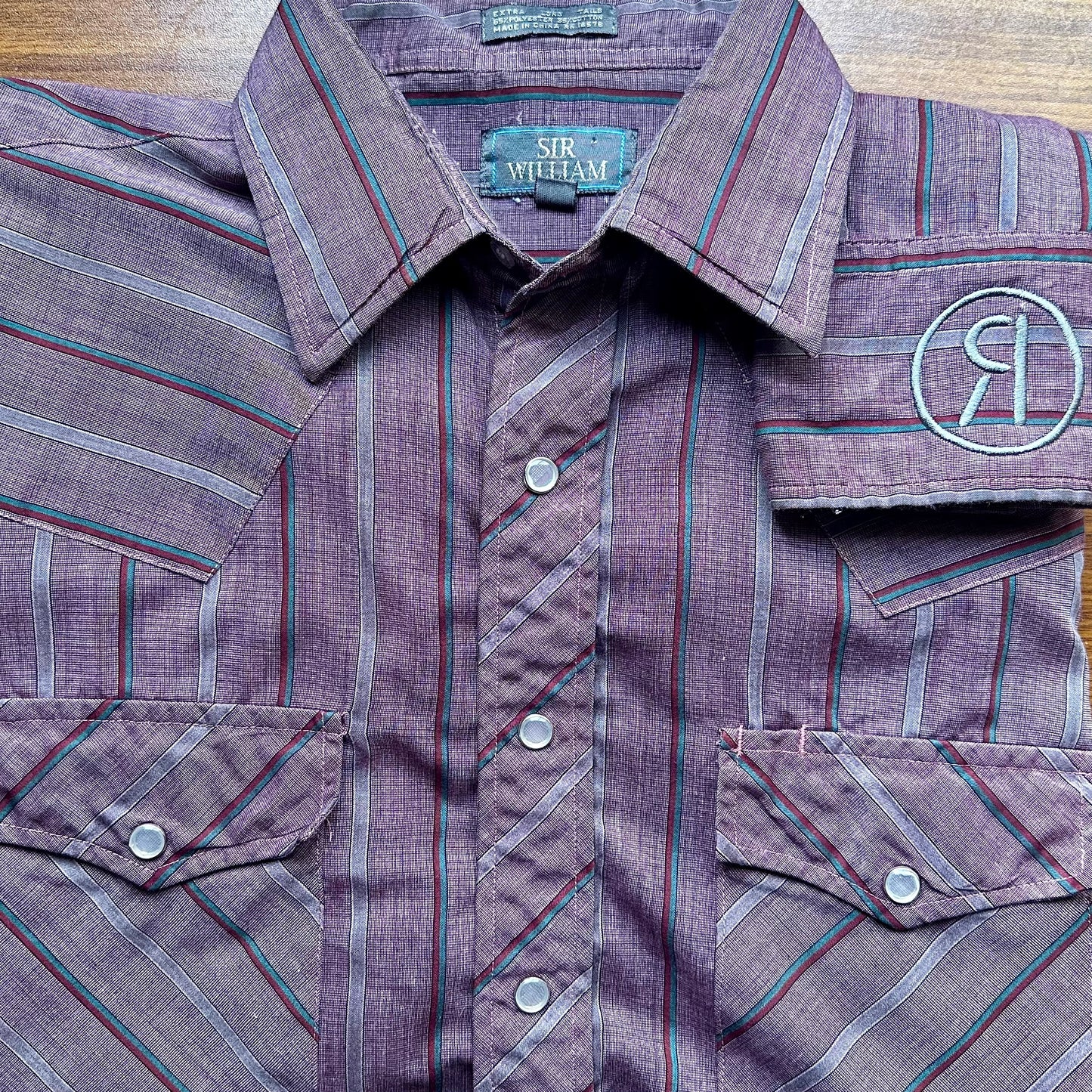 Burgandy Sir William work shirt (M)