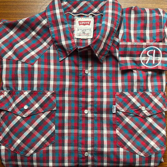 Red check Levis work shirt (XL)